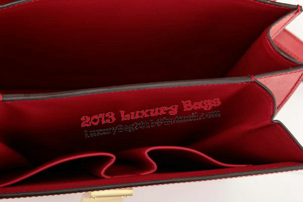 Celine Classic Box Small Flap Bag Smooth Leather 11042 Red Celine Classic Box Small Flap Bag Smooth Leather 11042 Red