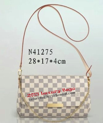Louis Vuitton Damier Azur Canvas Favorite MM N41275 Louis Vuitton Damier Azur Canvas Favorite MM N41275