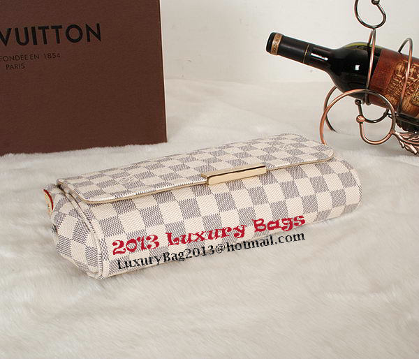 Louis Vuitton Damier Azur Canvas Favorite MM N41275 Louis Vuitton Damier Azur Canvas Favorite MM N41275