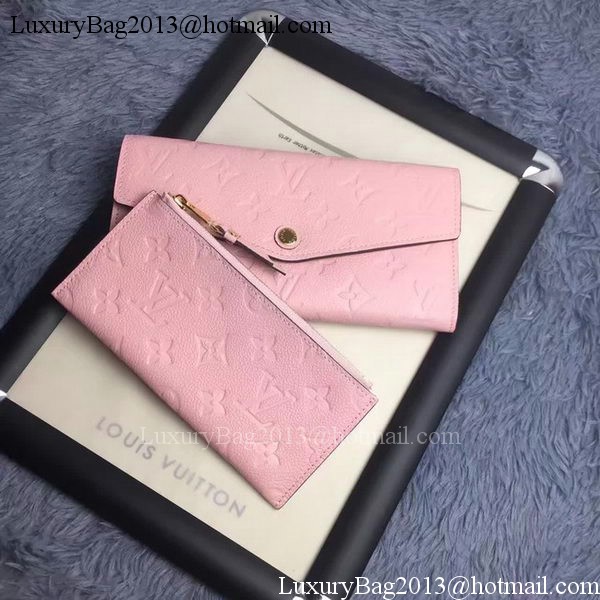 Louis Vuitton Monogram Empreinte WALLET M60565 Pink Louis Vuitton Monogram Empreinte WALLET M60565 Pink