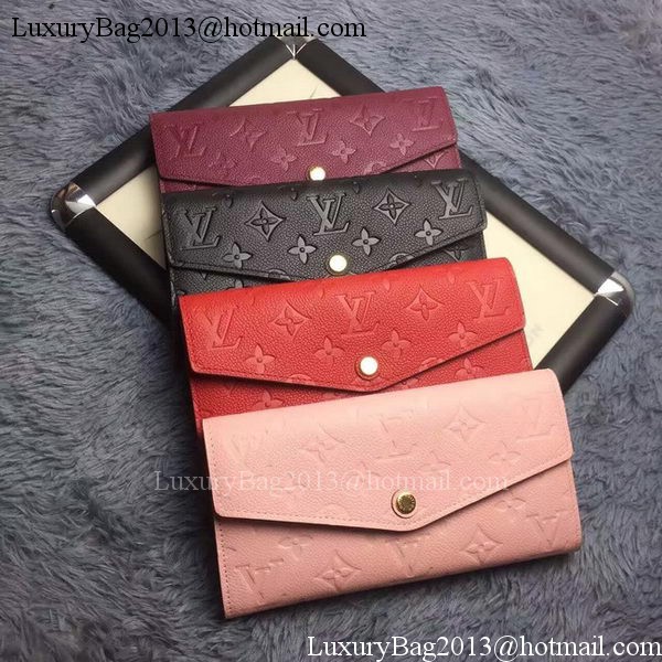 Louis Vuitton Monogram Empreinte WALLET M60565 Pink Louis Vuitton Monogram Empreinte WALLET M60565 Pink