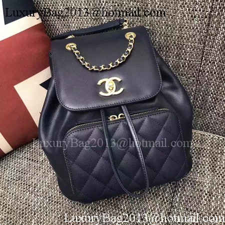 Chanel Original Leather Backpack CHA2590 Black Chanel Original Leather Backpack CHA2590 Black