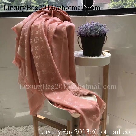 Louis Vuitton MONOGRAM DENIM Scarf M33695 Pink Louis Vuitton MONOGRAM DENIM Scarf M33695 Pink