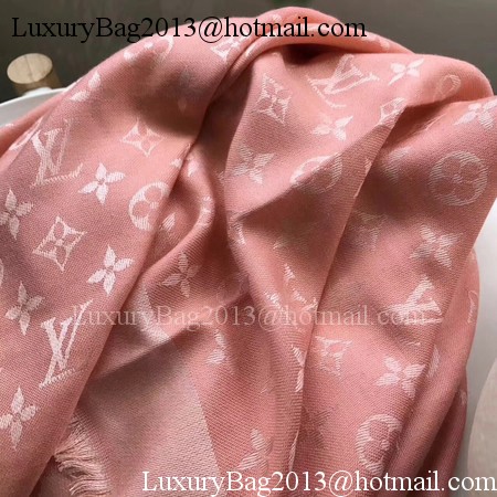 Louis Vuitton MONOGRAM DENIM Scarf M33695 Pink Louis Vuitton MONOGRAM DENIM Scarf M33695 Pink