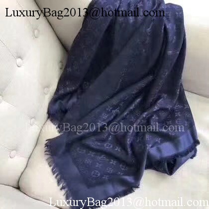 Louis Vuitton MONOGRAM DENIM Scarf M33695 Royal Louis Vuitton MONOGRAM DENIM Scarf M33695 Royal