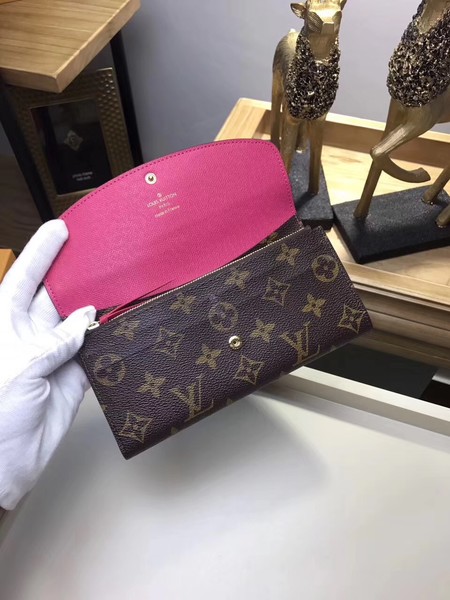 Louis Vuitton Monogram Canvas EMILIE WALLET M61289 Rose Louis Vuitton Monogram Canvas EMILIE WALLET M61289 Rose