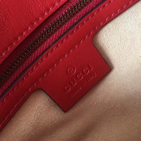 Gucci GG Marmont Small Top Handle Bag 498110 Red Gucci GG Marmont Small Top Handle Bag 498110 Red