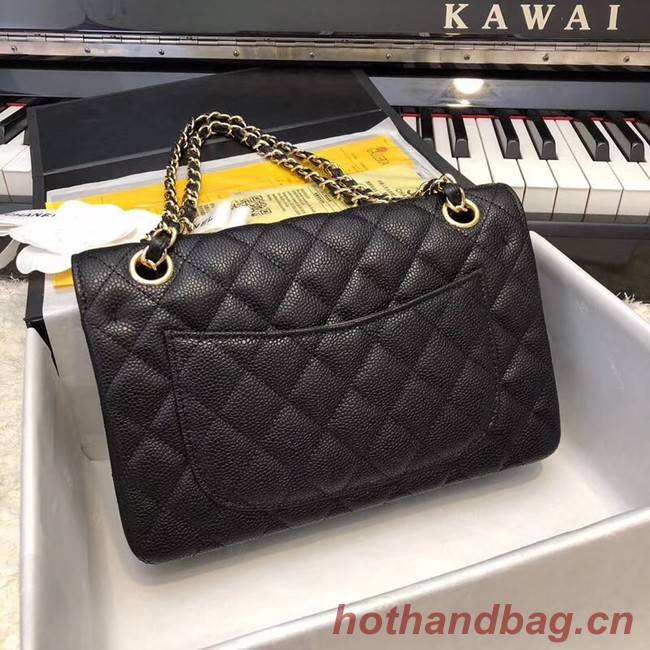Chanel Small Classic Handbag A01113 black