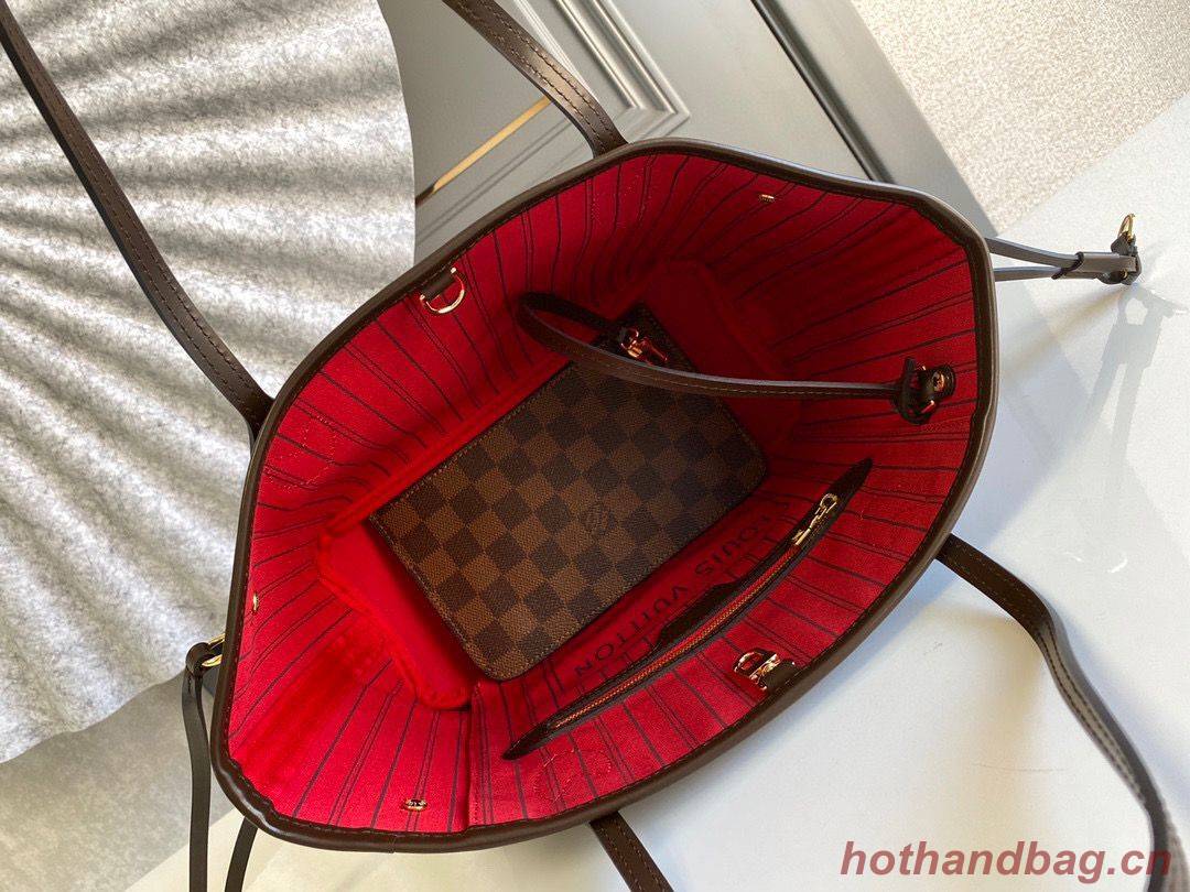 Louis Vuitton Damier Ebene Canvas Neverfull Small N41359 Louis Vuitton Damier Ebene Canvas Neverfull Small N41359