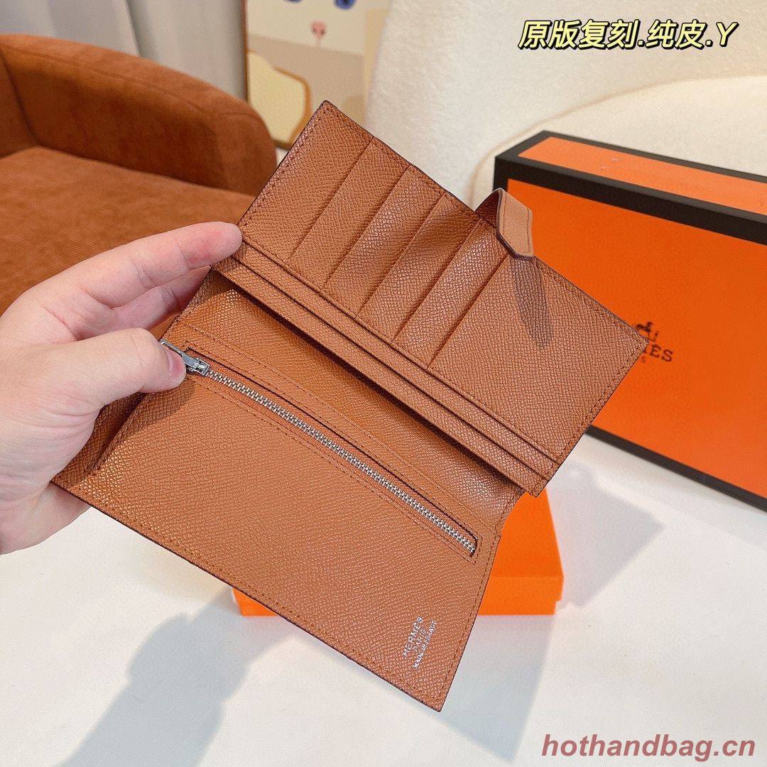 Hermes Bearn Japonaise Bi-Fold Wallet Espom Leather A208 Hermes Bearn Japonaise Bi-Fold Wallet Espom Leather A208