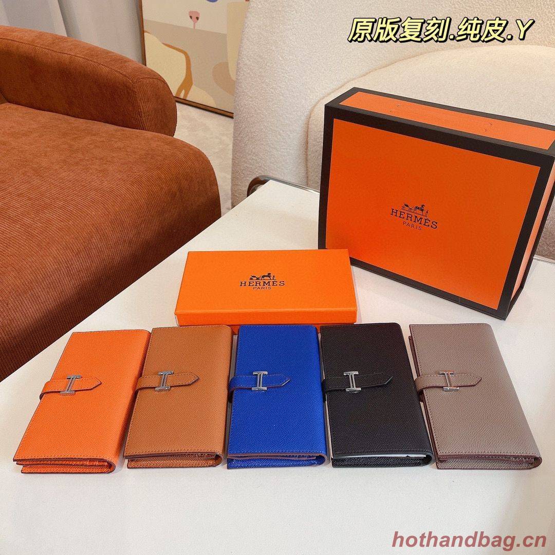 Hermes Bearn Japonaise Bi-Fold Wallet Espom Leather A208 Hermes Bearn Japonaise Bi-Fold Wallet Espom Leather A208