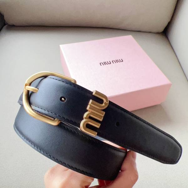 MiuMiu Belt 30MM MMB00013 MiuMiu Belt 30MM MMB00013