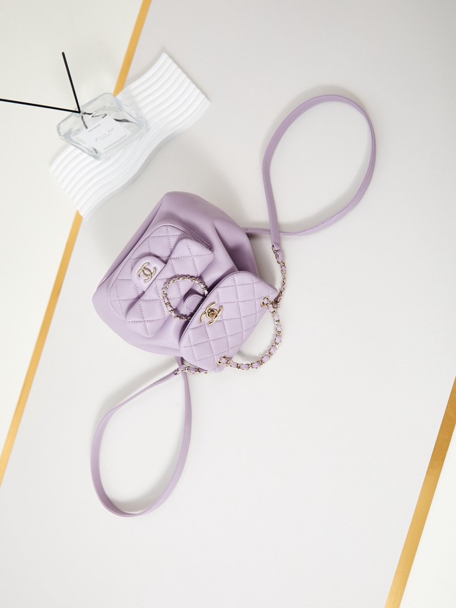 Chanel SMALL BACKPACK AS2908 Fuchsia