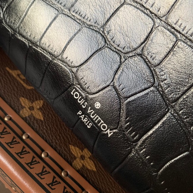 Louis Vuitton Crocodile Slim Trunk M25445 black