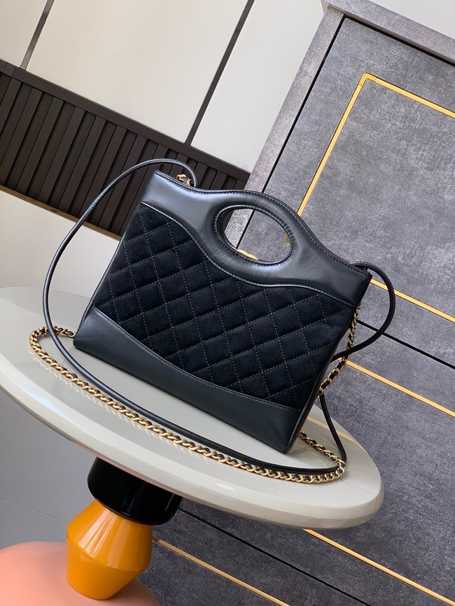 Chanel SUEDE 31 bag AP4133 black