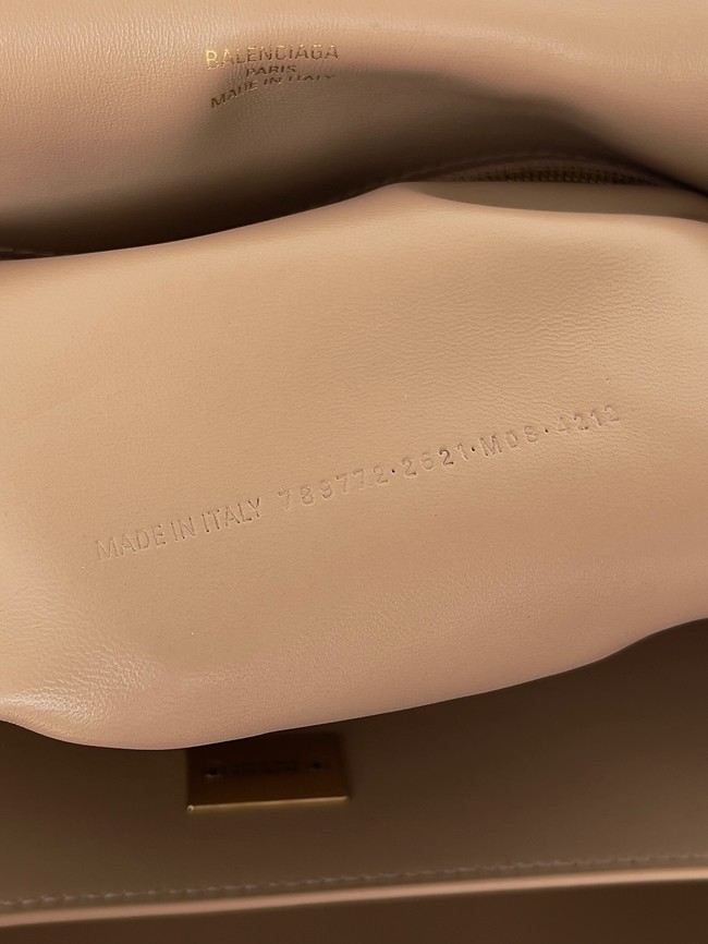 Balenciaga Rodeo Handbag smooth calfskin 795457 Apricot