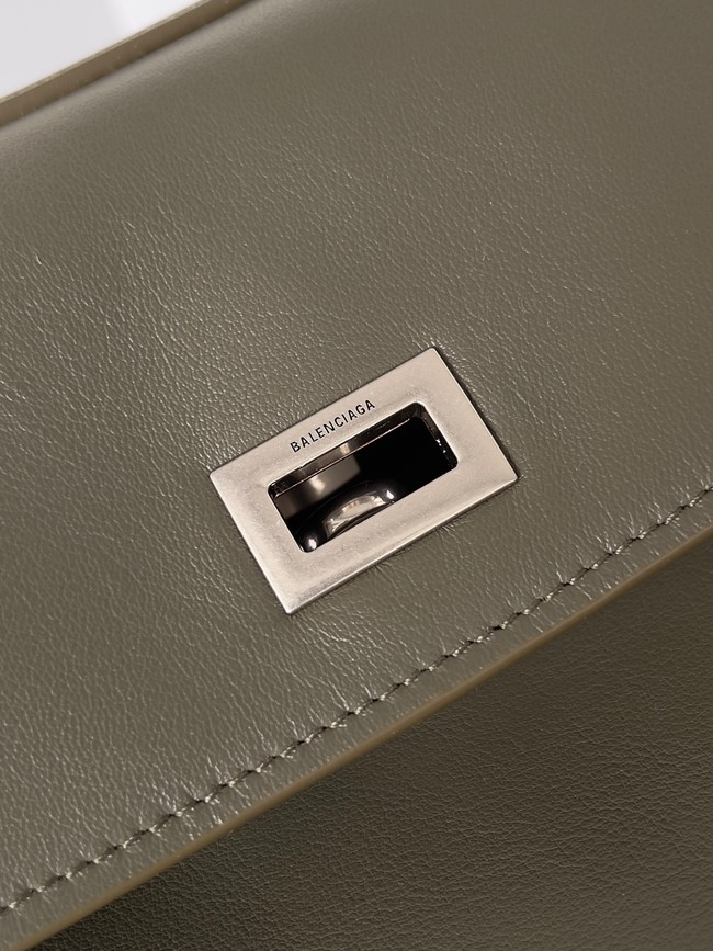 Balenciaga Rodeo Handbag smooth calfskin 795457 Dark green