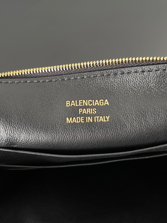 Balenciaga Rodeo Mini Handbag smooth calfskin 795455 black&gold