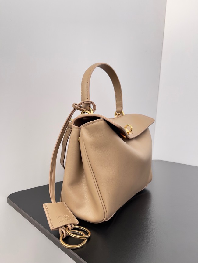 Balenciaga Rodeo Mini Handbag smooth calfskin 795456 Apricot