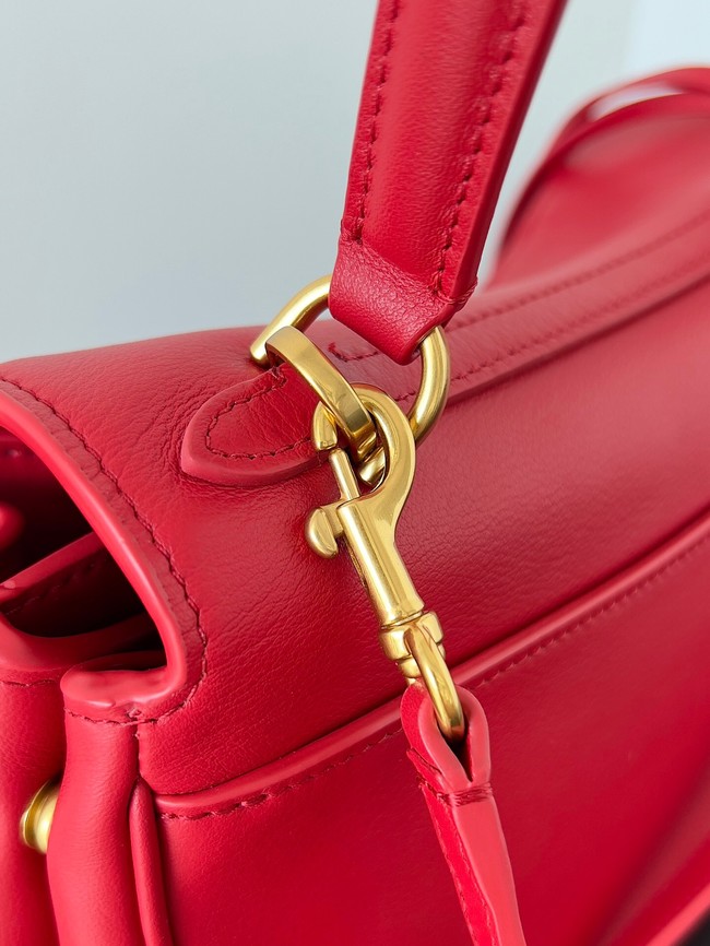 Balenciaga Rodeo Mini Handbag smooth calfskin 795456 red