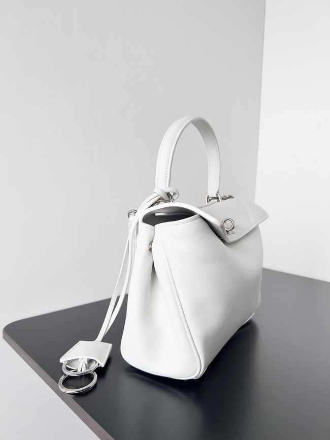 Balenciaga Rodeo Handbag smooth calfskin 795457 white