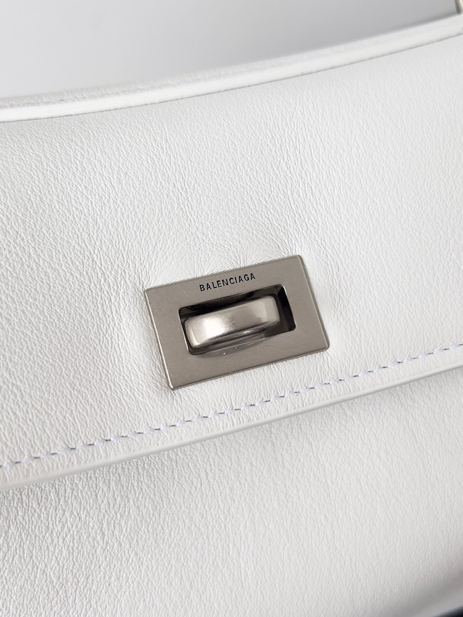 Balenciaga Rodeo Handbag smooth calfskin 795457 white
