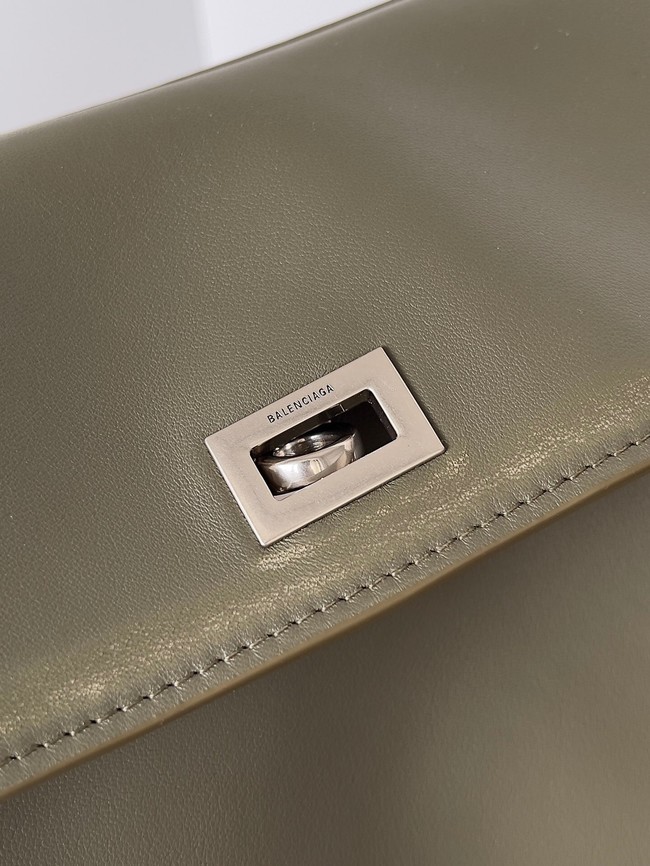 Balenciaga Rodeo Handbag Large smooth calfskin 795459 green