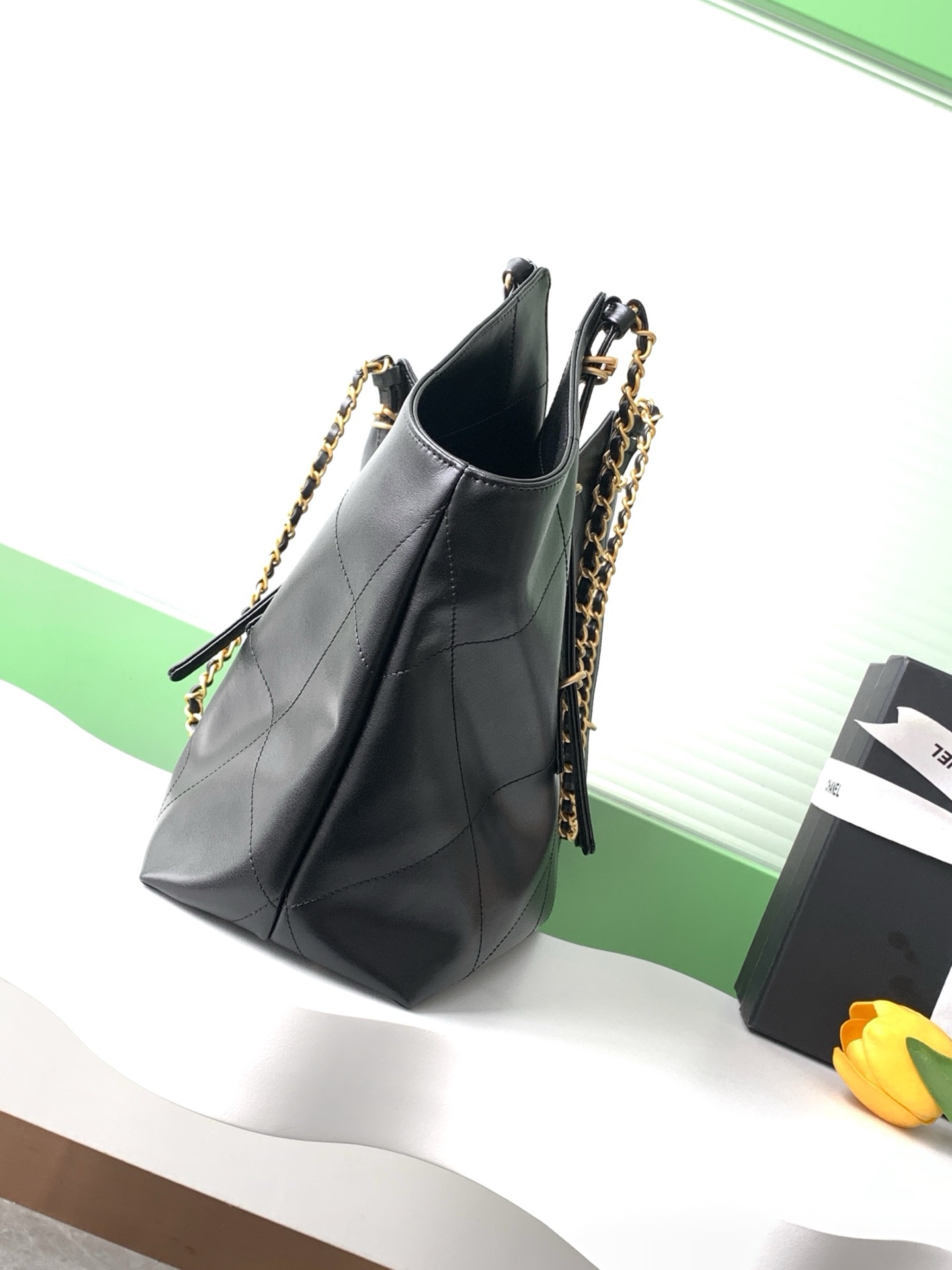 Chanel HOBO HANDBAG AS5466 black