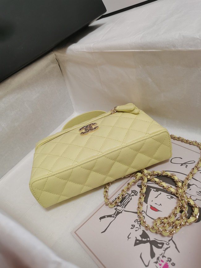 Chanel CLUTCH WITH CHAIN AP4483 yellow