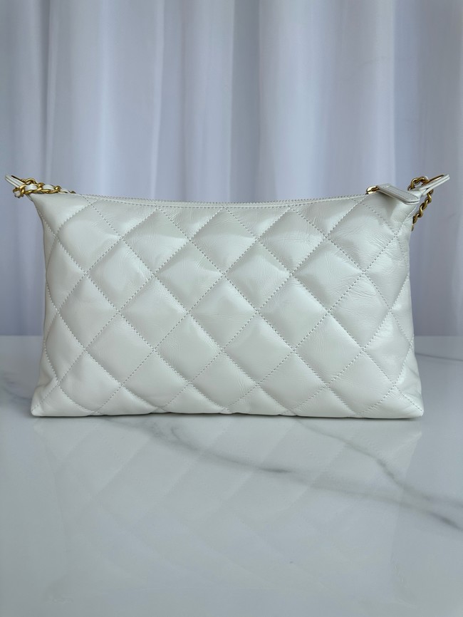 Chanel Medium HOBO BAG AS5498 white