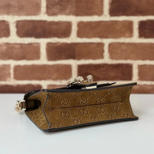 GUCCI DIONYSUS MINI TOP HANDLE BAG 813400 brown
