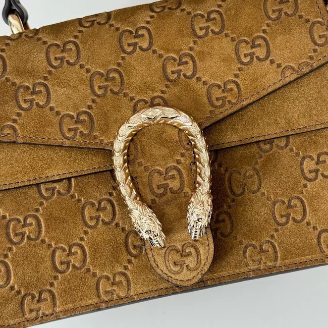 GUCCI DIONYSUS MINI TOP HANDLE BAG 813400 brown