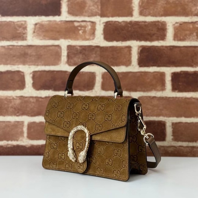 GUCCI DIONYSUS MINI TOP HANDLE BAG 813400 brown