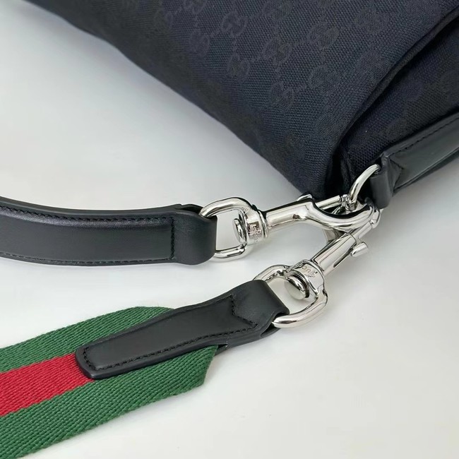 GUCCI GG CANVAS LARGE CROSSBODY BAG 821616 black
