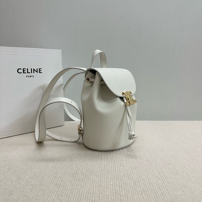 Celine BACKPACK CELINE BONNIE IN SMOOTH CALFSKIN 118703 RICE