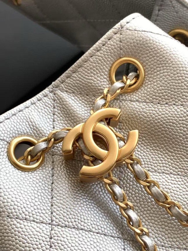 CHANEL 25 SMALL HANDBAG AS5293 Silvery