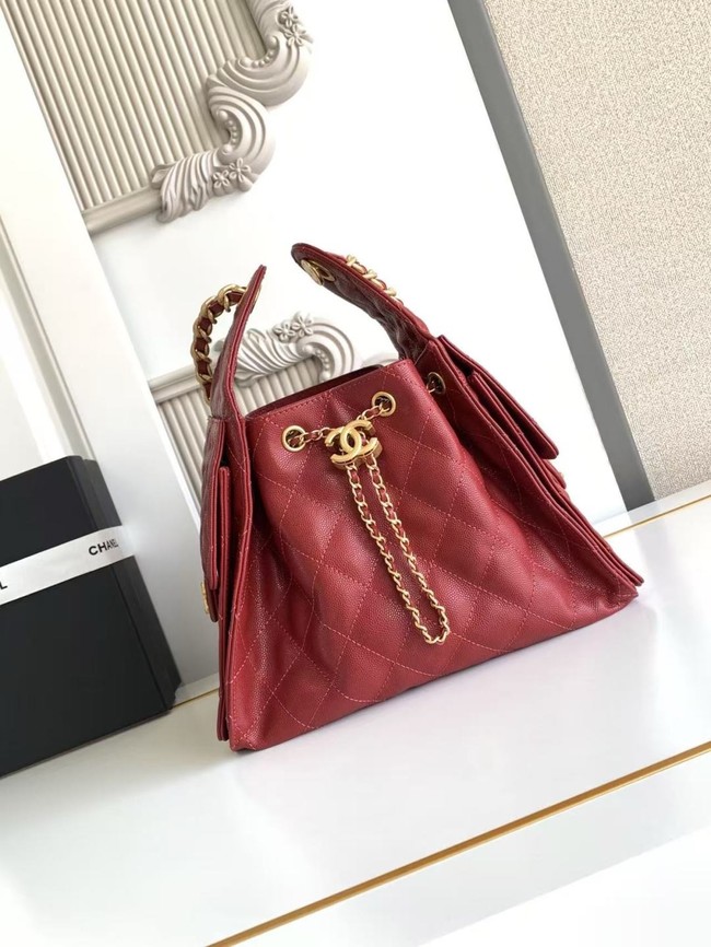 CHANEL 25 SMALL HANDBAG AS5293 red