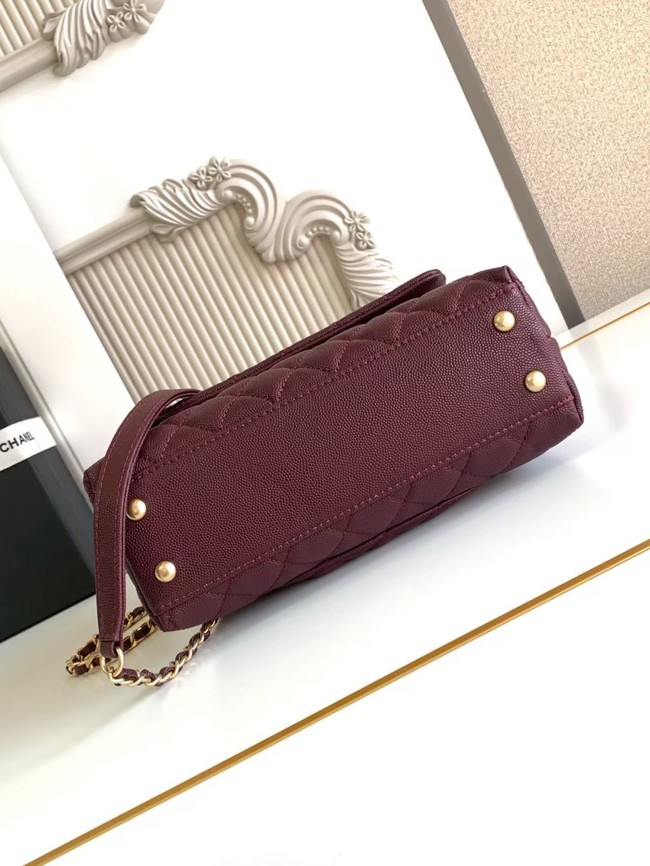 Chanel FLAP BAG WITH TOP HANDLE 92990-7