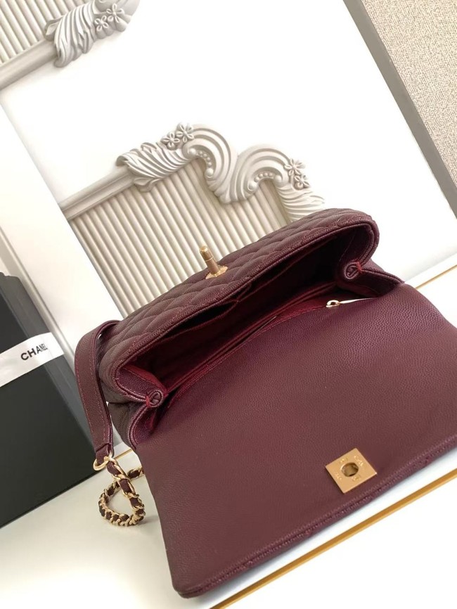 Chanel FLAP BAG WITH TOP HANDLE 92990-7