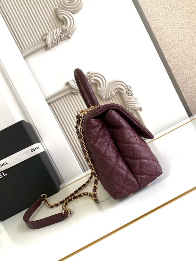Chanel FLAP BAG WITH TOP HANDLE 92990-8