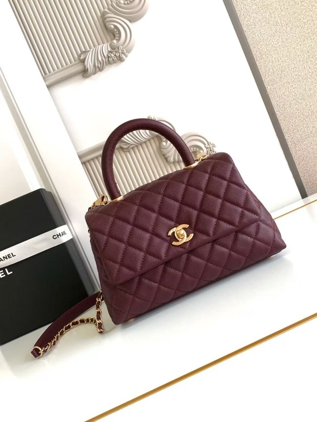 Chanel FLAP BAG WITH TOP HANDLE 92990-8