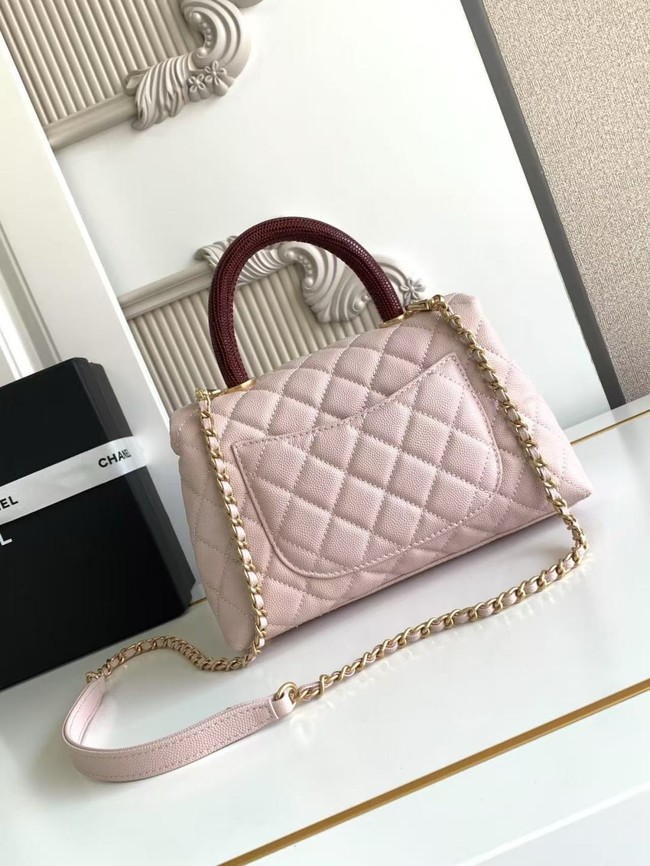 Chanel FLAP BAG WITH TOP HANDLE AS92990-1