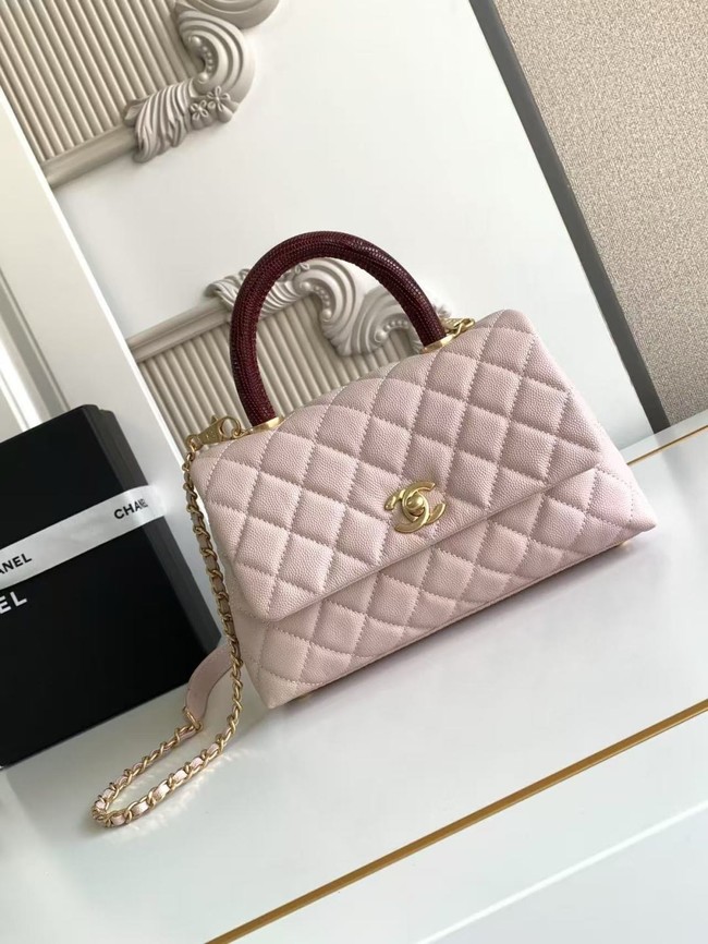 Chanel FLAP BAG WITH TOP HANDLE AS92990-1