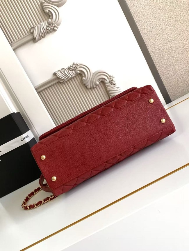 Chanel LARGE FLAP BAG WITH TOP HANDLE 92991-12