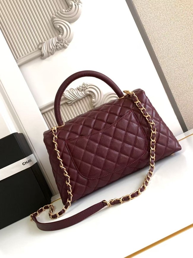 Chanel LARGE FLAP BAG WITH TOP HANDLE 92991-8