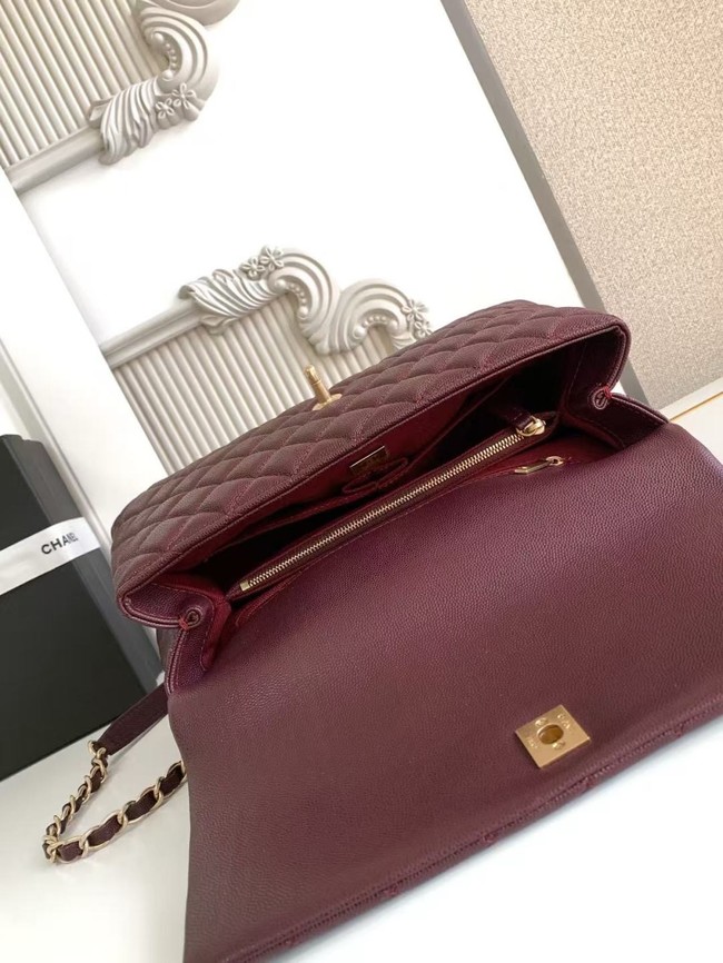 Chanel LARGE FLAP BAG WITH TOP HANDLE 92991-7