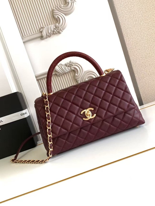 Chanel LARGE FLAP BAG WITH TOP HANDLE 92991-7