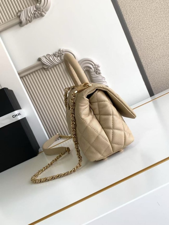 Chanel MINI FLAP BAG WITH TOP HANDLE AS2215-4