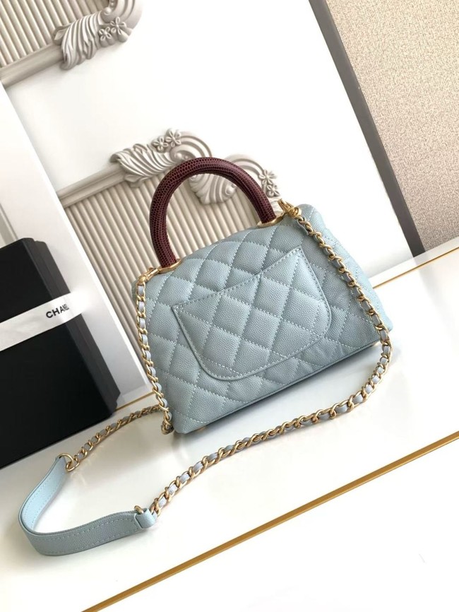 Chanel MINI FLAP BAG WITH TOP HANDLE AS2215-5