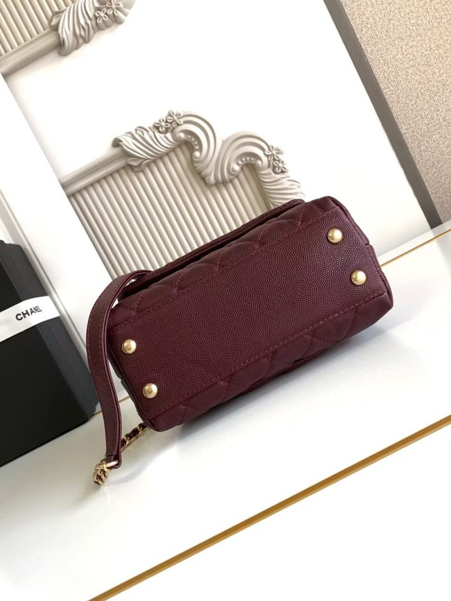 Chanel MINI FLAP BAG WITH TOP HANDLE AS2215-8